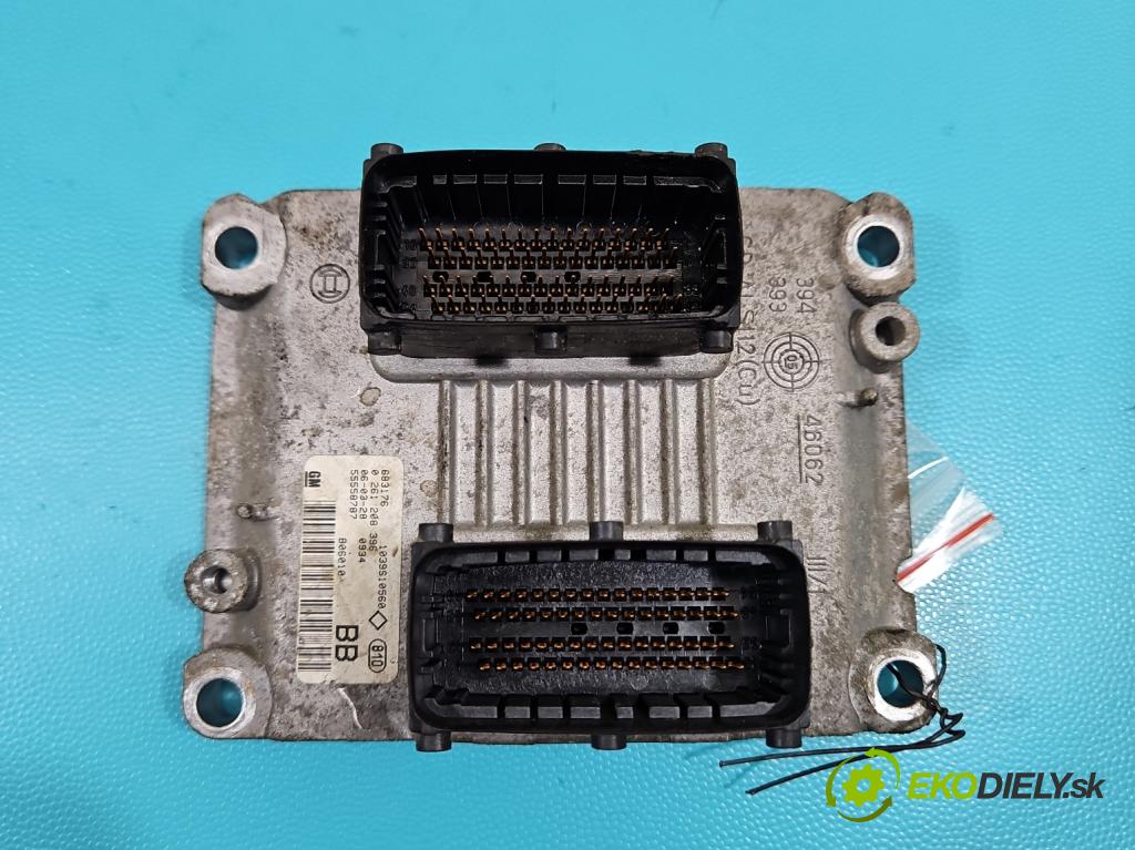 Opel Astra III 2004-2014 1.4 16V 90 HP manual 66 kW 1364 cm3 5- riadiaca jednotka motora 0261208396