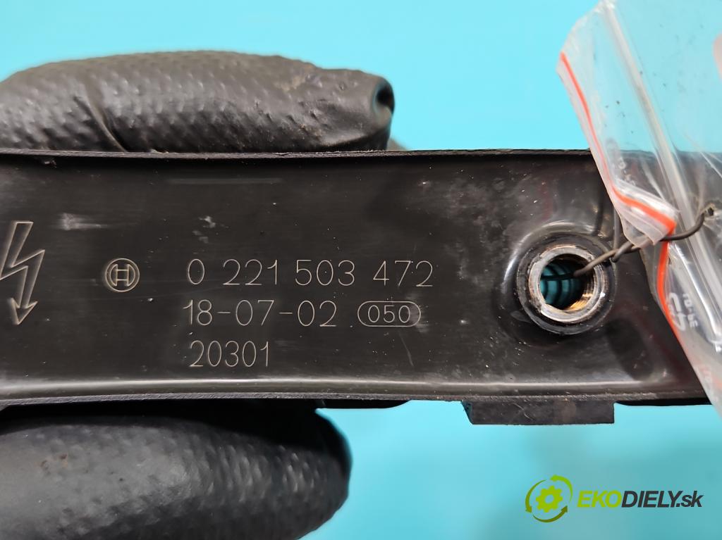 Opel Astra III 2004-2014 1.4 16V 90 HP manual 66 kW 1364 cm3 5- cievka zapaľovacia 0221503472 (Zapaľovacia cievka)