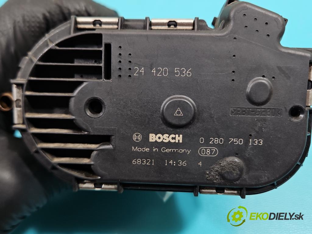 Opel Astra III 2004-2014 1.4 16V 90 HP manual 66 kW 1364 cm3 5- klapka 0280750133 (Škrtiaca klapka)