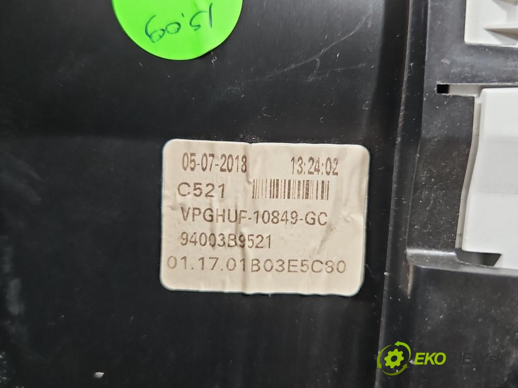 Hyundai I10 II 2013-2019 1.2 16V (G4LA) 87 HP manual 64 kW 1248 cm3 5- prístrojovka/ budíky 94003B9521 (Prístrojová doska)