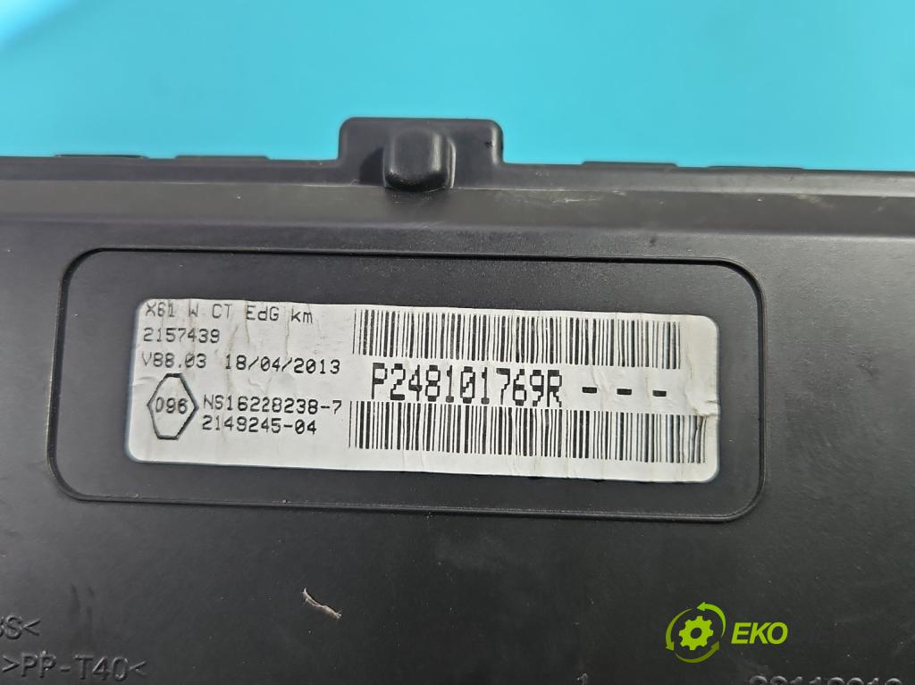 Renault Kangoo II 2008- 1.5 dci 90 HP manual 66 kW 1461 cm3 5- prístrojovka/ budíky P248101769R (Prístrojová doska)