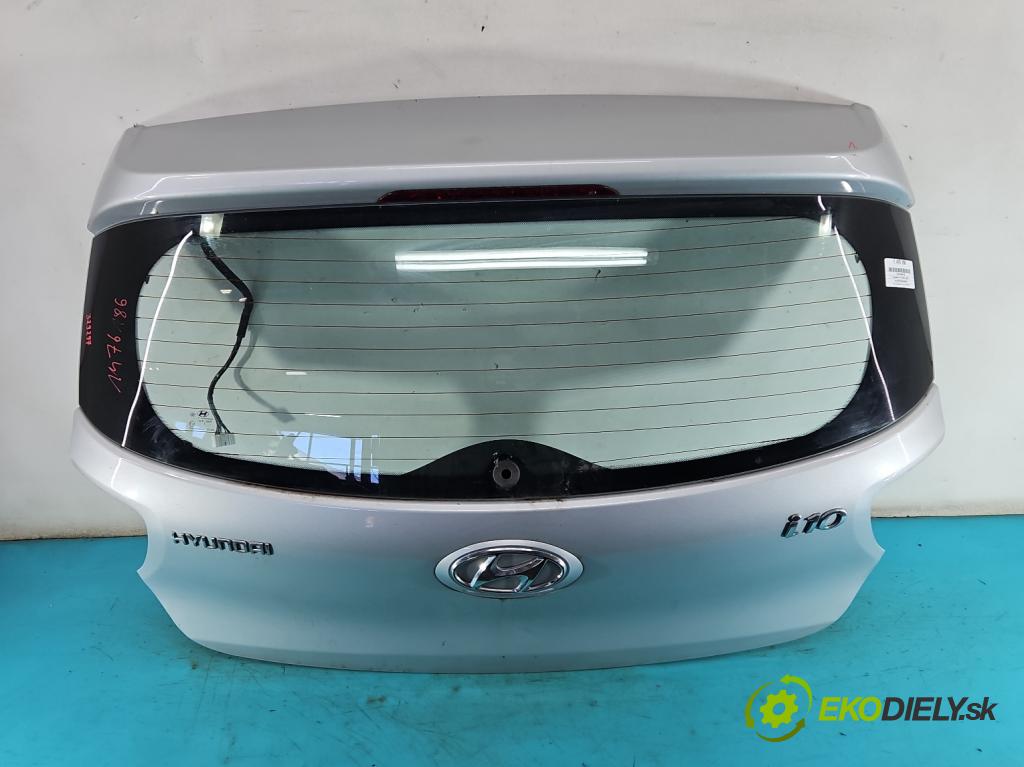 Hyundai I10 II 2013-2019 1.2 16V (G4LA) 87 hp manual 64 kW 1248 cm3 5- zadní kufrové dveře  (Zadní kapota (kufr))