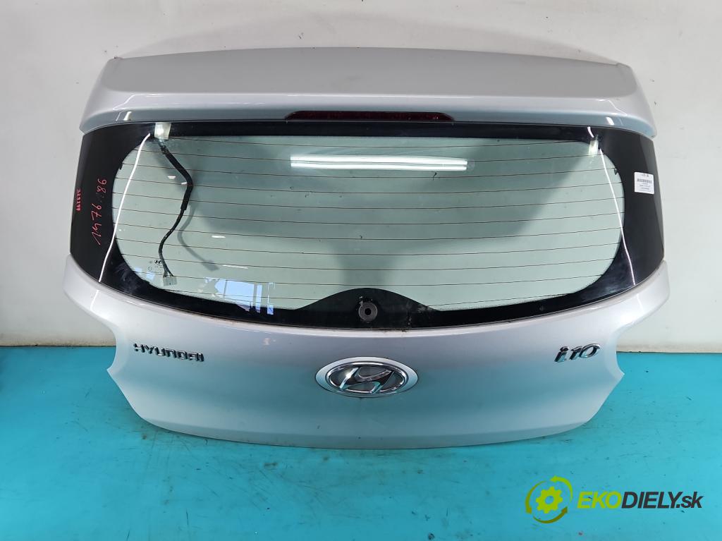 Hyundai I10 II 2013-2019 1.2 16V (G4LA) 87 hp manual 64 kW 1248 cm3 5- zadní kufrové dveře  (Zadní kapota (kufr))