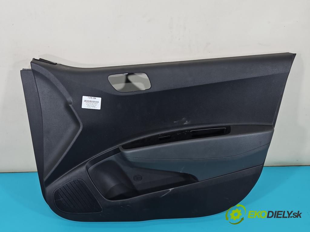 Hyundai I10 II 2013-2019 1.2 16V (G4LA) 87 hp manual 64 kW 1248 cm3 5- Tapacír: dveře přední pravé 82380-B9010