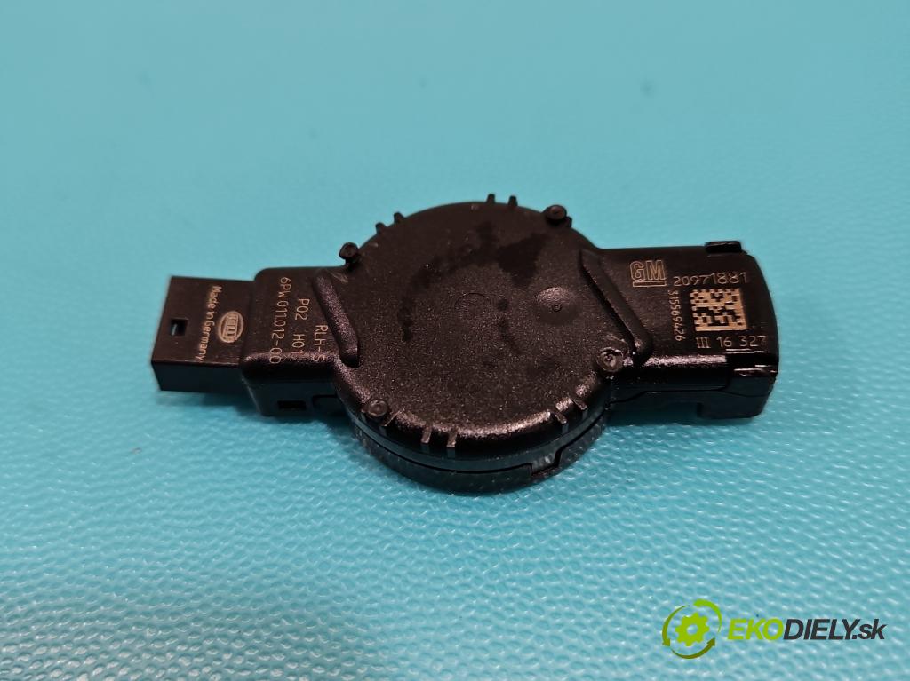 Opel Mokka A 2012-2019 1.6 cdti 136 HP automatic 100 kW 1598 cm3 5- snímač déšť: 6PW011012-00 (Snímač dažďa)