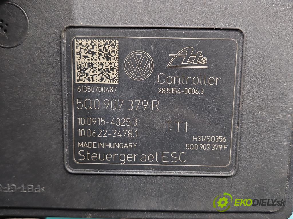 Seat Leon III 2012-2020 1.8 TSI 179KM automatic 132 kW 1798 cm3 5- čerpadlo abs 5Q0907379R (Pumpa ABS)