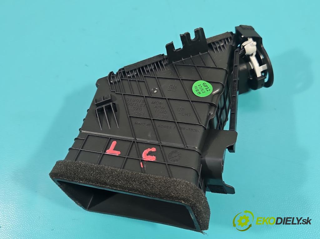 Opel Mokka A 2012-2019 1.6 cdti 136 HP automatic 100 kW 1598 cm3 5- Mřížka: kúrenia stredová 42514220 (Mriežka kúrenia (fukár))