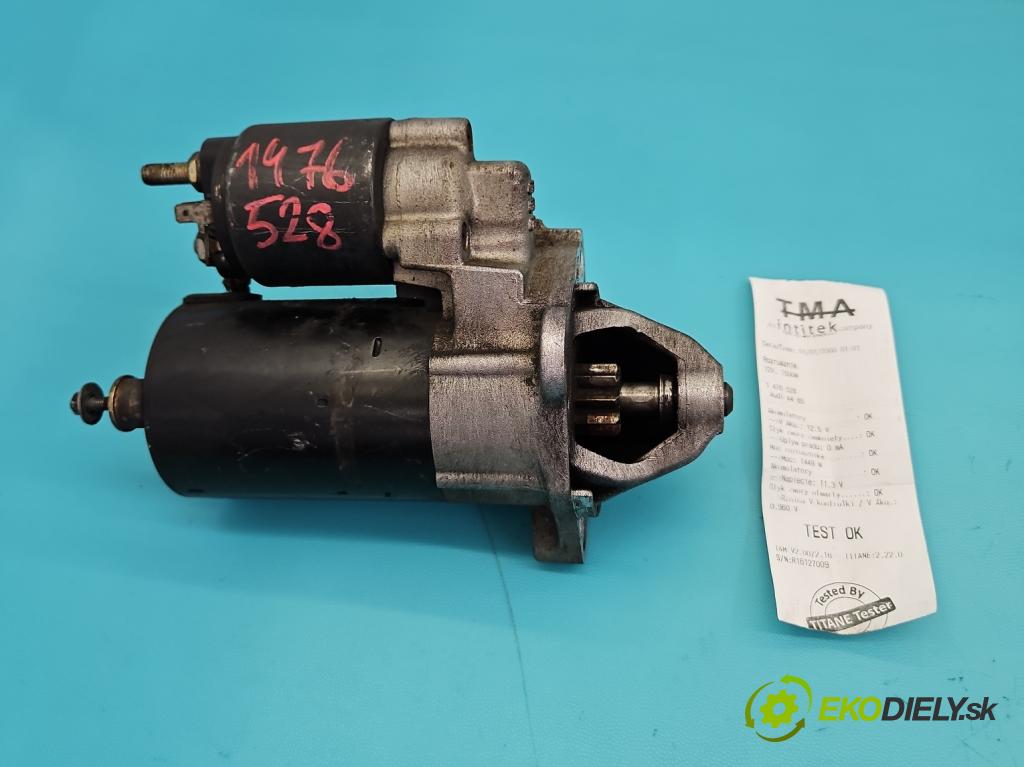 Audi A4 B5 1994-2001 1.6 101 HP manual 74 kW 1595 cm3 4- štartér  (Štartér)