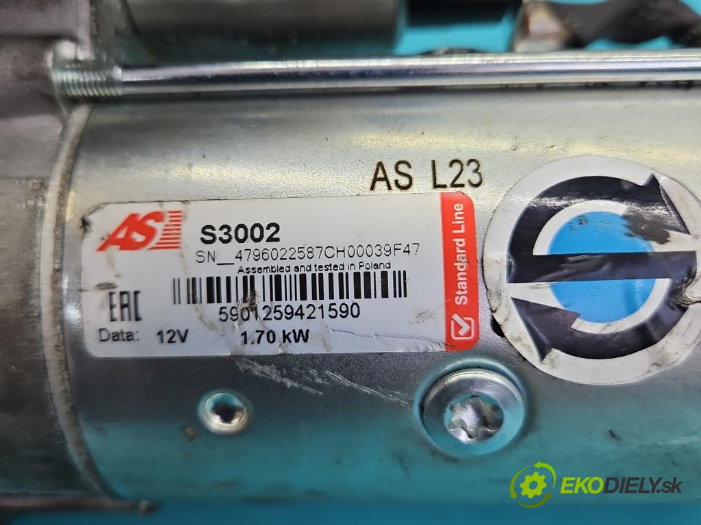 Peugeot 406 2.0 hdi 110 HP manual 81 kW 1997 cm3 5- štartér  (Štartér)