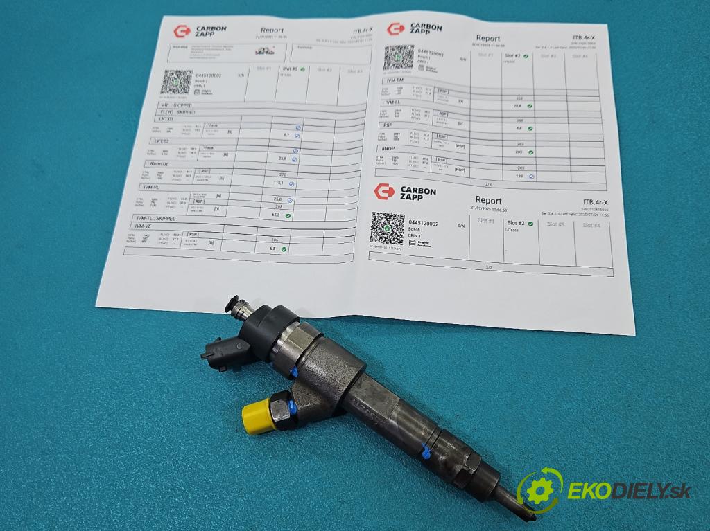 Fiat Ducato II 1994-2006 2.8 jtd 128 HP manual 94 kW 2800 cm3 5- vstrek 0445120002 (Vstrekovač paliva)