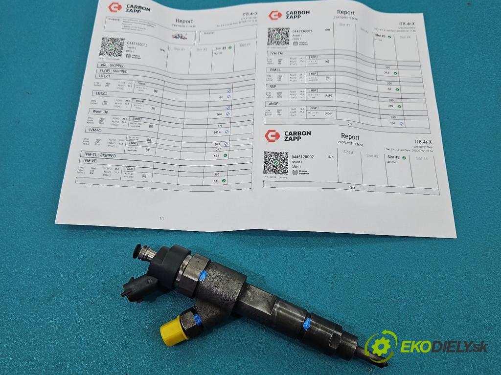 Fiat Ducato II 1994-2006 2.8 jtd 128 HP manual 94 kW 2800 cm3 5- vstrek 0445120002 (Vstrekovač paliva)