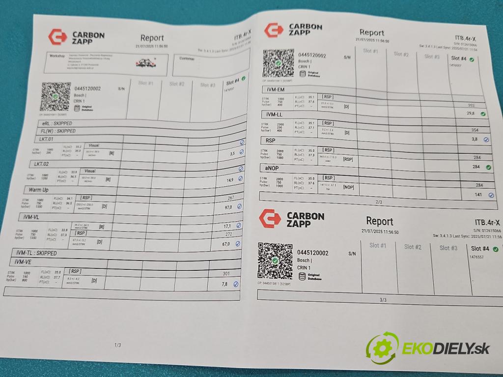 Fiat Ducato II 1994-2006 2.8 jtd 128 HP manual 94 kW 2800 cm3 5- vstrek 0445120002 (Vstrekovač paliva)