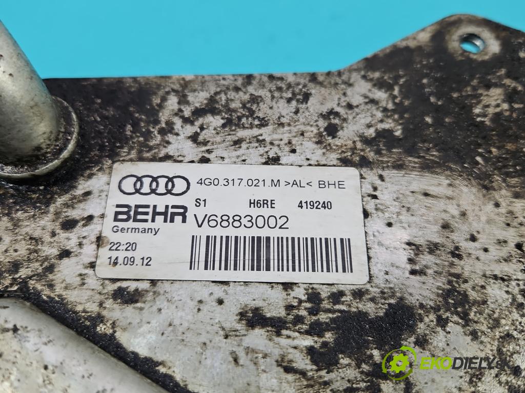 Audi A6 C7 2011-2018 2.0 TFSI 179KM automatic 132 kW 1984 cm3 4- chladič oleja: 4G0317021M