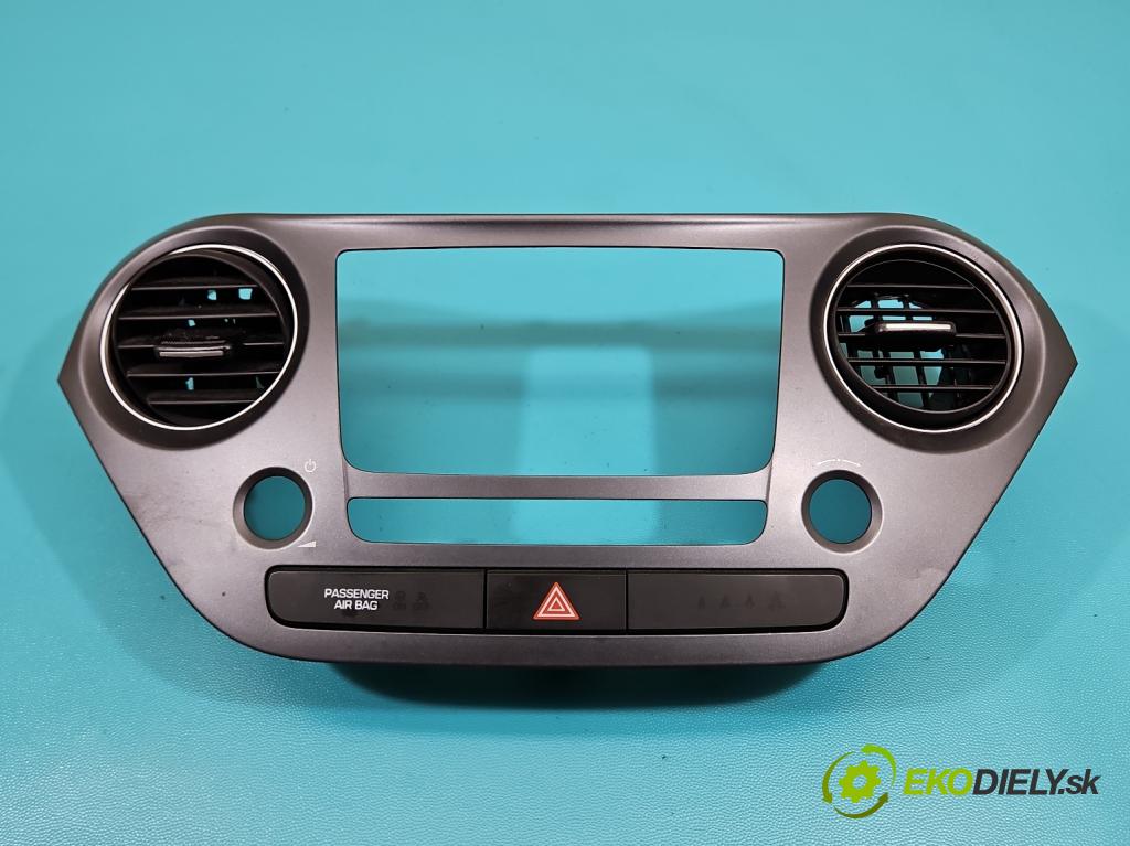 Hyundai I10 II 2013-2019 1.2 16V (G4LA) 87 HP manual 64 kW 1248 cm3 5- Mřížka: kúrenia stredová 84740-B4000 (Mriežka kúrenia (fukár))