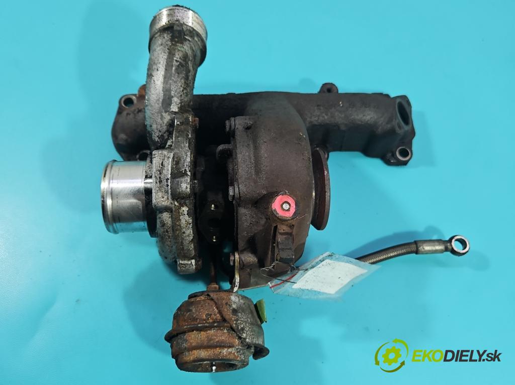 Fiat Croma II 2005-2010 1.9 jtd 120 hp manual 88 kW 1910 cm3 5- Turbodmychadlo 767835-1 (Kompletní turbodmychadlo)