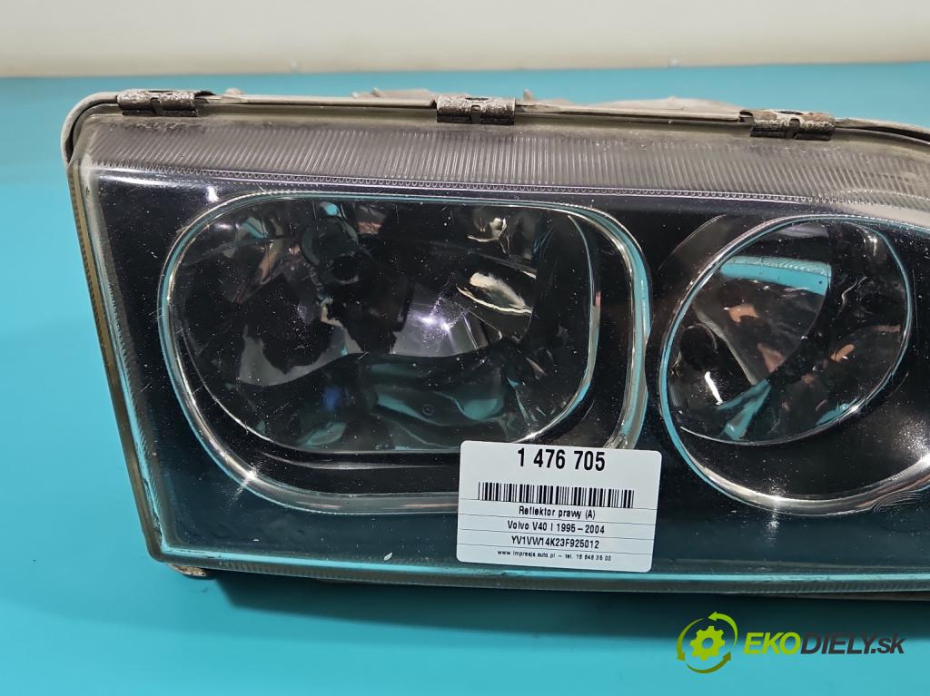 Volvo V40 I 1995-2004 1.8 16V 120 HP manual 88 kW 1783 cm3 5- Reflektor: pravý  (Svetlo predné pravé)