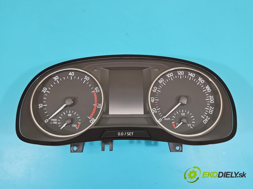 Skoda Fabia III 2014- 2021 1.0 TSI 95 HP manual 70 kW 999 cm3 5- prístrojovka/ budíky 6V0920740C (Prístrojová doska)