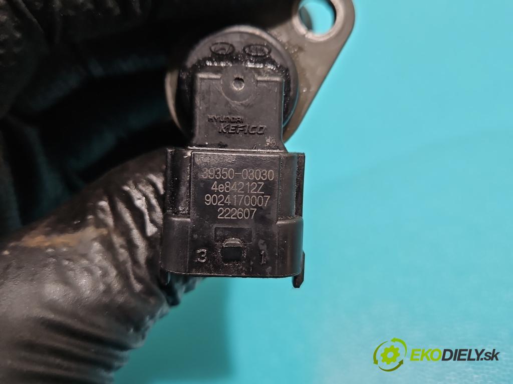 Hyundai I10 II 2013-2019 1.2 16V (G4LA) 87 hp manual 64 kW 1248 cm3 5- snímač pozice: hřídele vačkový 39350-03030 (Snímač polohy klikového hřídele)