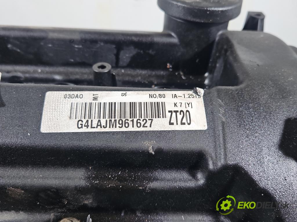 Hyundai I10 II 2013-2019 1.2 16V (G4LA) 87 hp manual 64 kW 1248 cm3 5- hlava motoru 22111-03441Y