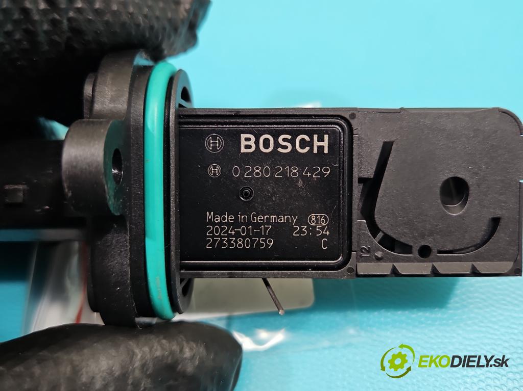 Opel Astra IV 2009-2015 1.4 T 140 HP manual 103 kW 1364 cm3 5- průtokoměr: 0280218429 (Váha vzduchu)