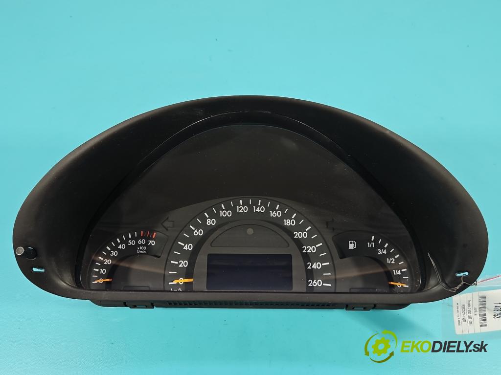 Mercedes C W203 2000-2007 1.8 kompressor 163 HP automatic 120 kW 1796 cm3 5- prístrojovka/ budíky A2035407611 (Prístrojová doska)
