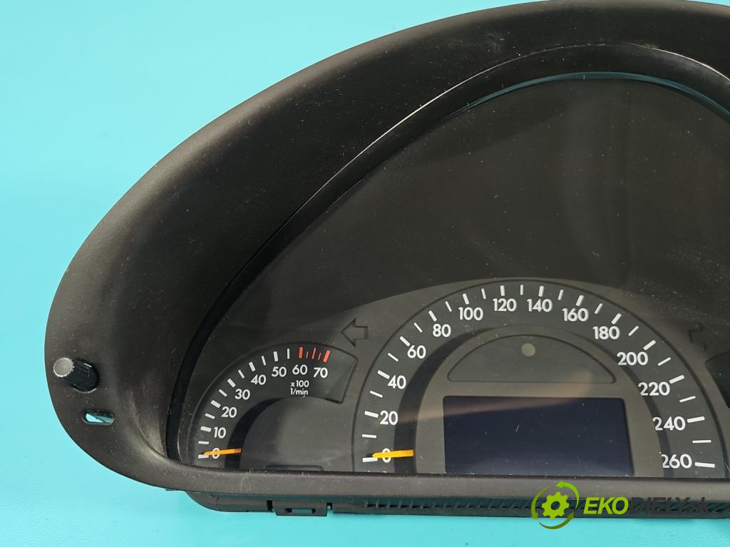 Mercedes C W203 2000-2007 1.8 kompressor 163 HP automatic 120 kW 1796 cm3 5- prístrojovka/ budíky A2035407611 (Prístrojová doska)