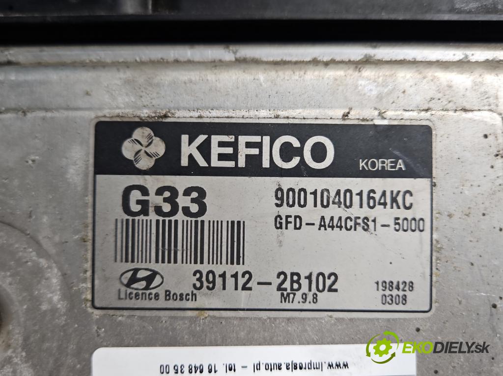 Hyundai I30 I 2007-2012 1.4 16V 109 HP manual 80,2 kW 1396 cm3 5- riadiaca jednotka motora 39112-2B102