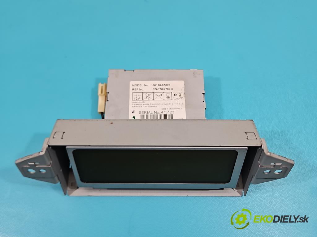 Toyota Avensis II T25 2003-2008 1.8 16V 129 HP manual 95 kW 1794 cm3 5- Zobrazit: 86110-05020 (Prístrojová doska)