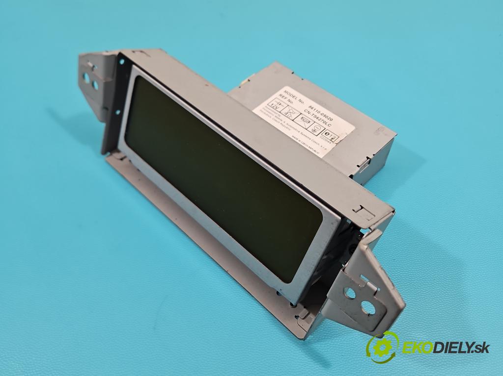 Toyota Avensis II T25 2003-2008 1.8 16V 129 HP manual 95 kW 1794 cm3 5- Zobrazit: 86110-05020 (Prístrojová doska)