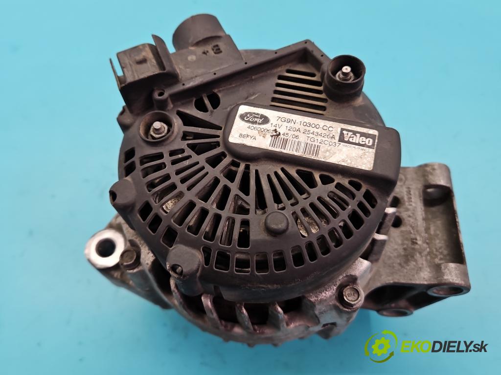 Ford Mondeo Mk4 2007-2014 1.6 16V 125 HP manual 92 kW 1596 cm3 5- Alternator 7G9N-10300-CC (Alternátor)