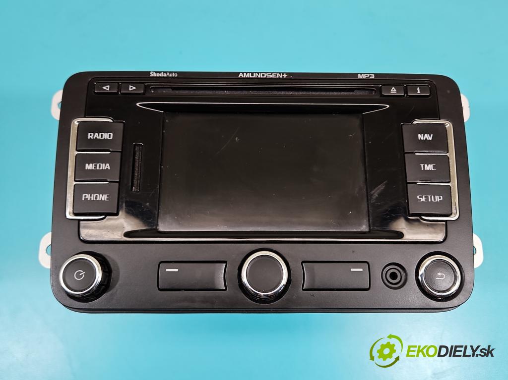 Skoda Superb II 2008-2015 2.0 tdi 140 HP manual 103 kW 1968 cm3 5- Radio originál 3T0035192C