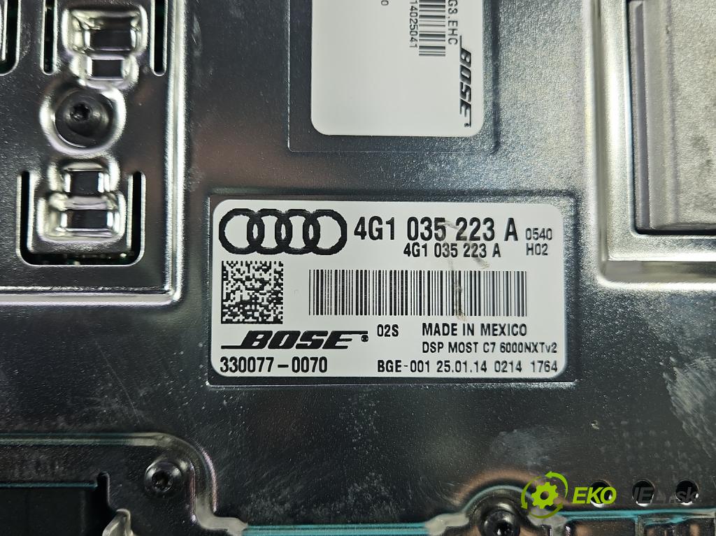 Audi A7 4G 2010-2018 4.0 V8 TFSI 420 hp automatic 309 kW 3993 cm3 5- Zesilovač: 4G1035223A (Zosilňovač)