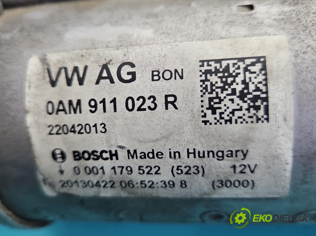 Seat Leon III 2012-2020 1.8 TSI 179KM automatic 132 kW 1798 cm3 5- štartér 0AM911023R (Štartér)