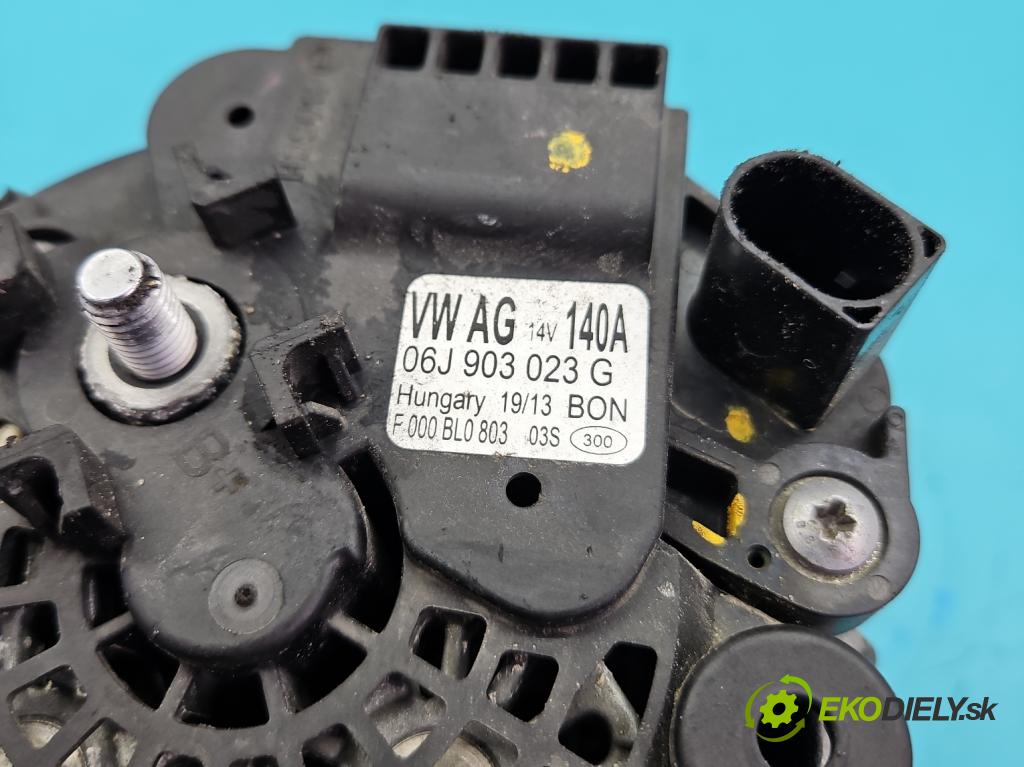 Seat Leon III 2012-2020 1.8 TSI 179KM automatic 132 kW 1798 cm3 5- Alternator 06J903023G (Alternátor)