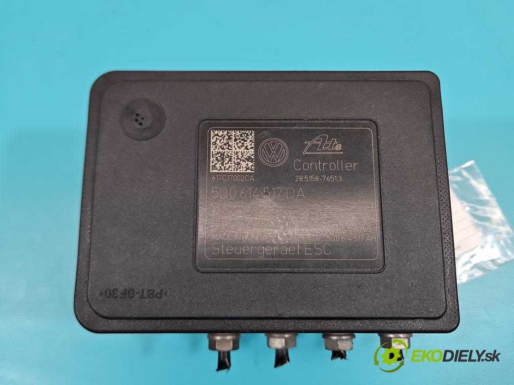 Skoda Superb III 2015-2024 2.0 TDI 190 hp automatic 140 kW 1968 cm3 5- čerpadlo abs 5Q0614517DA (Pumpa ABS)