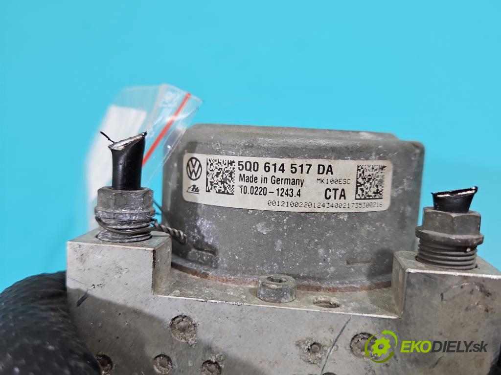 Skoda Superb III 2015-2024 2.0 TDI 190 hp automatic 140 kW 1968 cm3 5- čerpadlo abs 5Q0614517DA (Pumpa ABS)