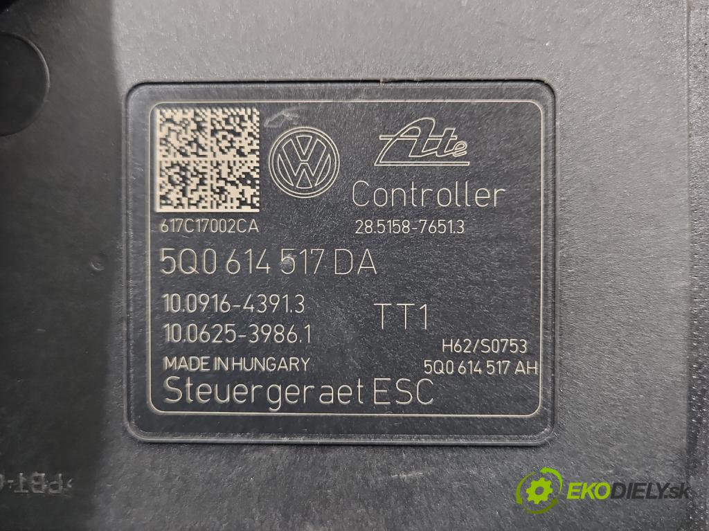 Skoda Superb III 2015-2024 2.0 TDI 190 hp automatic 140 kW 1968 cm3 5- čerpadlo abs 5Q0614517DA (Pumpa ABS)