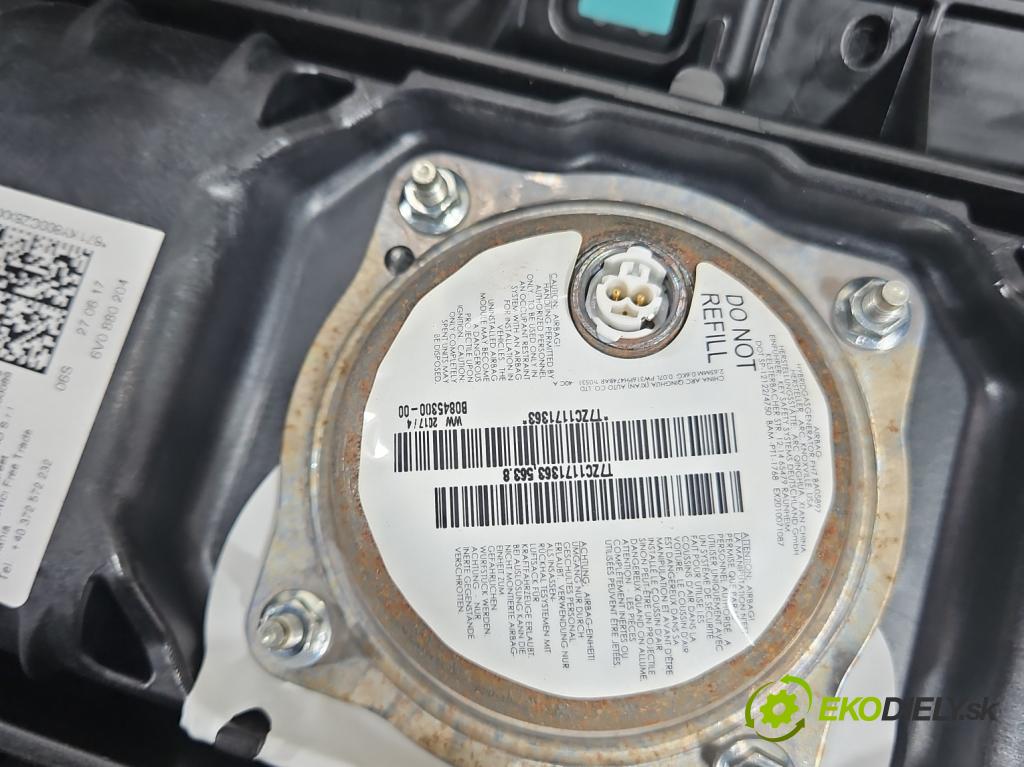 Skoda Fabia III 2014- 2021 1.0 TSI 95 hp manual 70 kW 999 cm3 5- kokpit,přistrojova deska