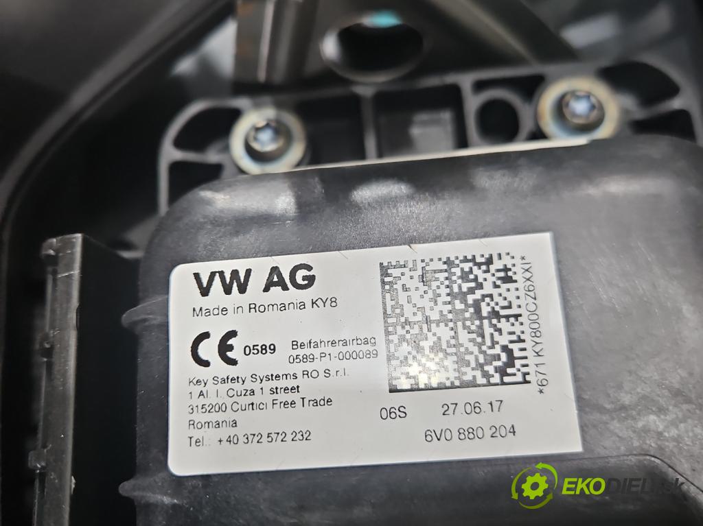 Skoda Fabia III 2014- 2021 1.0 TSI 95 hp manual 70 kW 999 cm3 5- kokpit,přistrojova deska