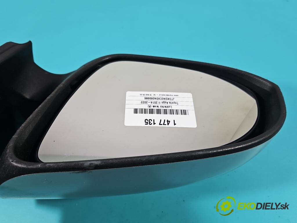 Toyota Aygo II 2014-2022 1.0 vvti 69KM manual 51 kW 998 cm3 5- zpětné zrcátko levé  (Klika dveří ostatní)