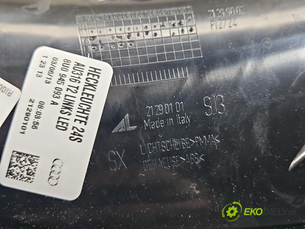 Audi Q3 2011-2018 2.0 tdi 177 HP automatic 130 kW 1968 cm3 5- svetlo / reflektor zadné ľavé 8U0945093A (Kľučka dverí ostatné)