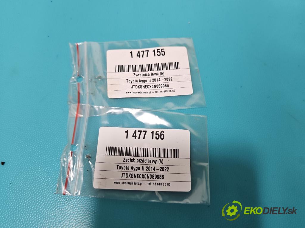 Toyota Aygo II 2014-2022 1.0 vvti 69KM manual 51 kW 998 cm3 5- náboj levé  (Náboje)