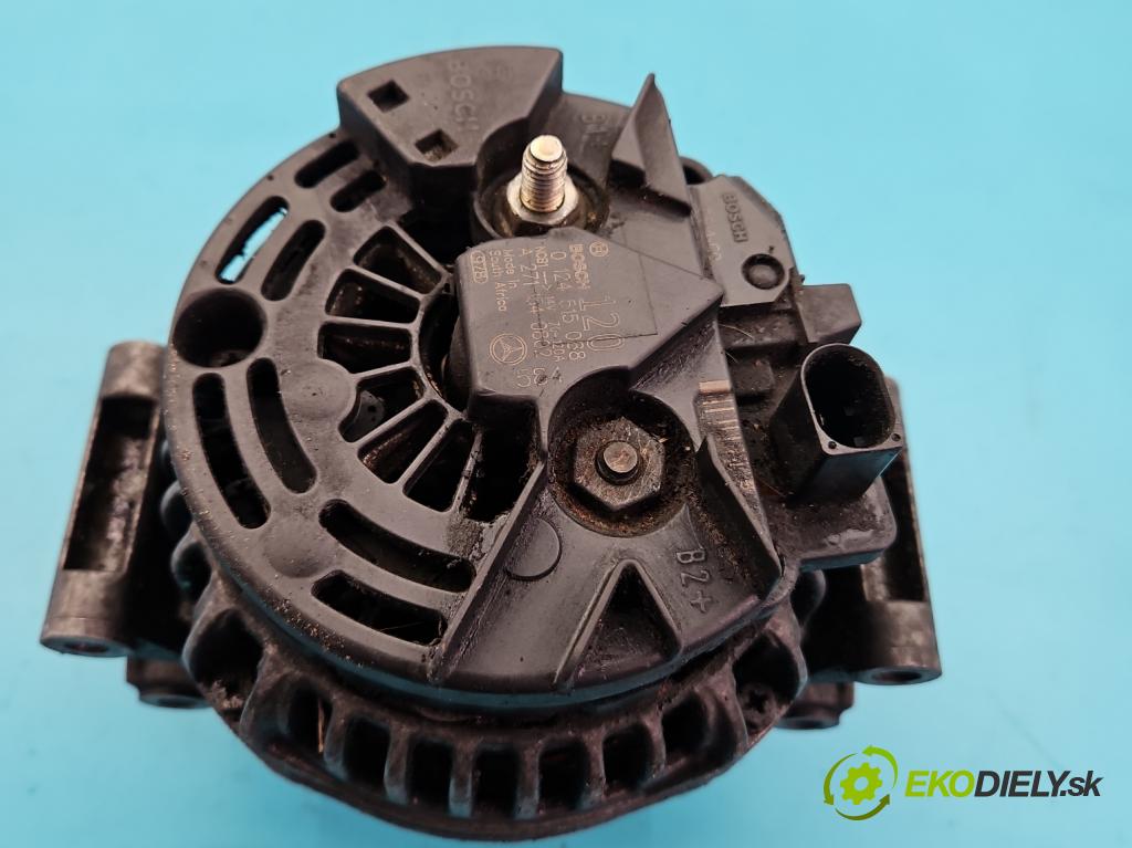 Mercedes C W203 2000-2007 1.8 kompressor 163 HP automatic 120 kW 1796 cm3 5- Alternator A2711540802 (Alternátor)