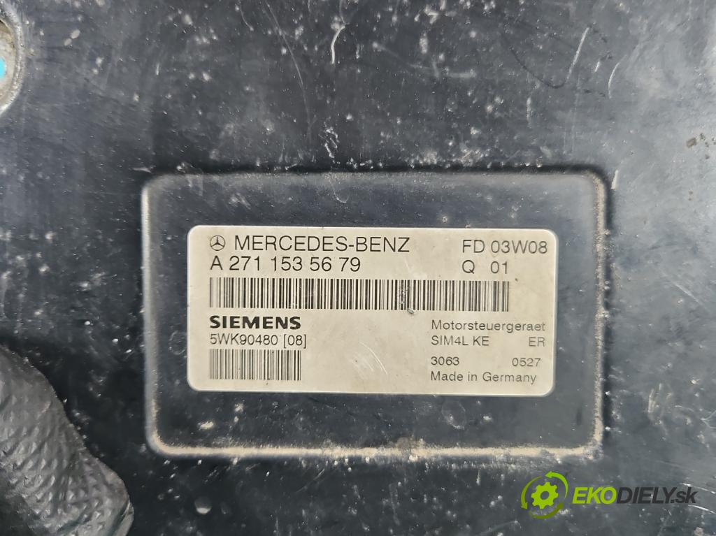 Mercedes C W203 2000-2007 1.8 kompressor 163 HP automatic 120 kW 1796 cm3 5- riadiaca jednotka motora A2711535679