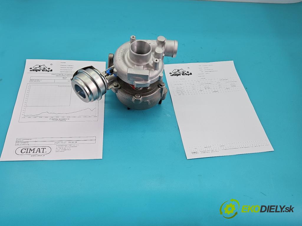 Vw Passat B5 1995-2005 1.9 tdi 110 HP manual 81 kW 1896 cm3 4- turbodúchadlo, turbo repasovaná 454231-1