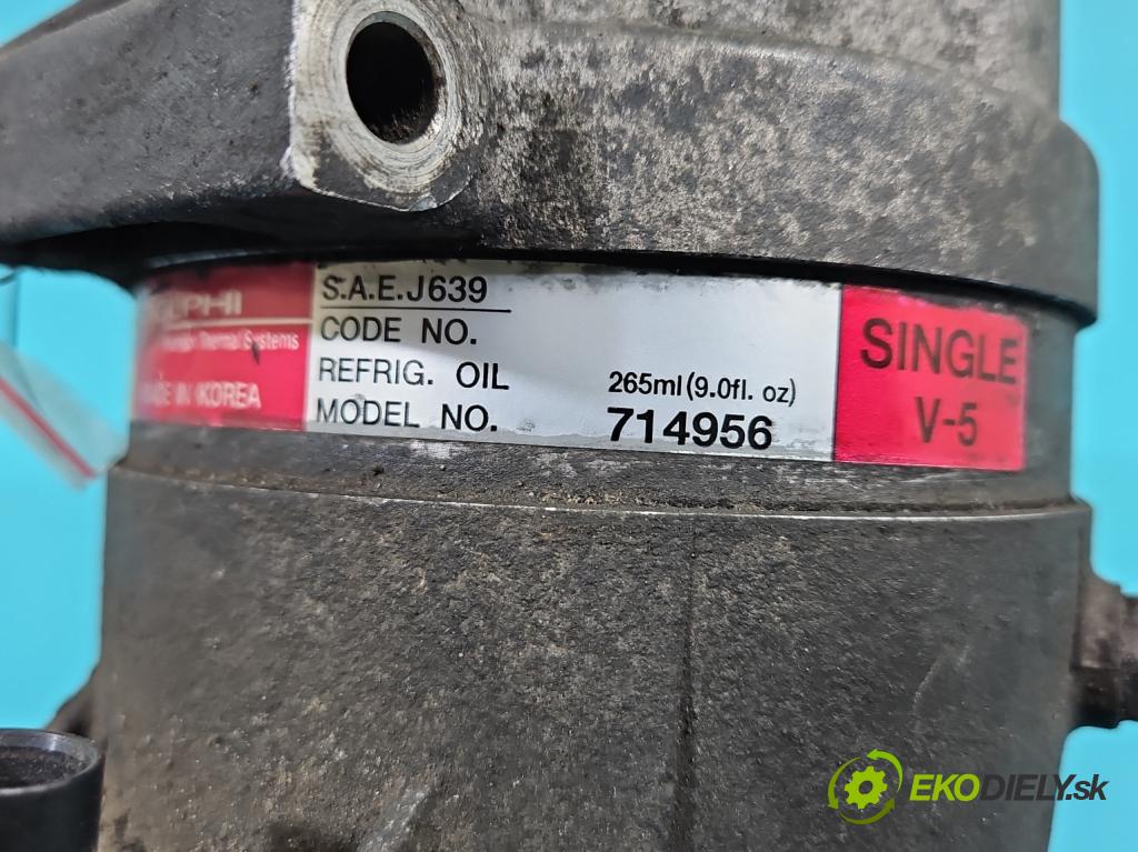 Ssangyong Rexton I 2001-2017 2.7 XDI 165 HP automatic 121 kW 2696 cm3 5- Kompresor: klimatizácie 714956 (Kompresor klimatizácie)