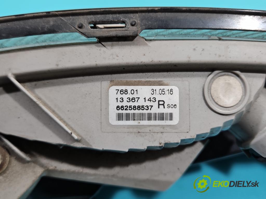 Opel Astra IV 2009-2015 1.4 T 140 hp manual 103 kW 1364 cm3 5- rozcestník: přední pravý 13367143