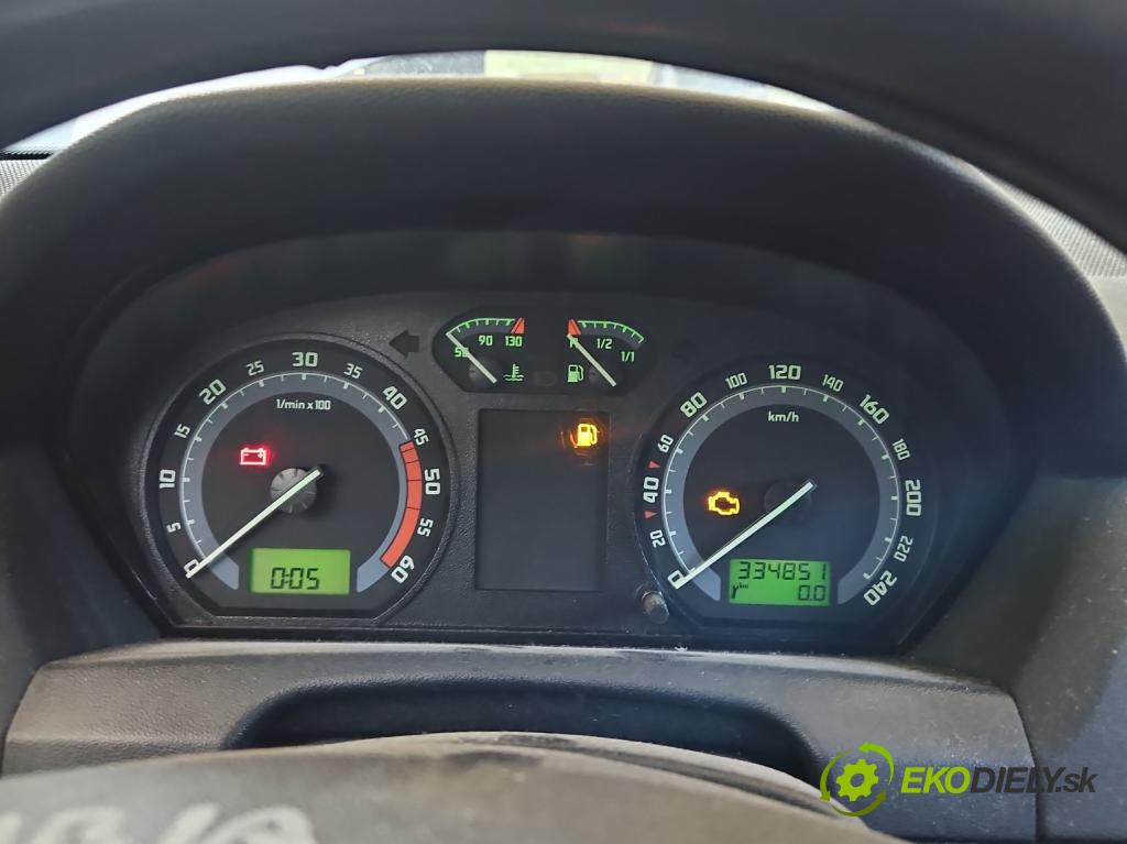 Skoda Fabia I 1999-2007 1.4d 80 HP manual 59 kW 1422 cm3 5- prístrojovka/ budíky 6Y0920883E (Prístrojová doska)