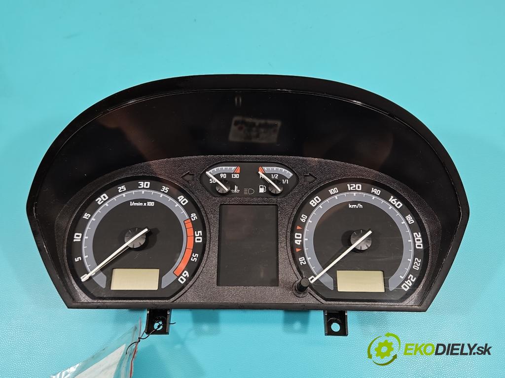 Skoda Fabia I 1999-2007 1.4d 80 HP manual 59 kW 1422 cm3 5- prístrojovka/ budíky 6Y0920883E (Prístrojová doska)