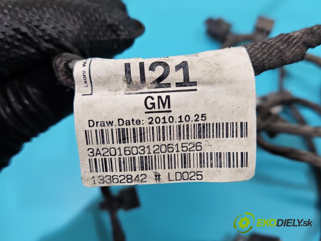 Opel Astra IV 2009-2015 1.4 T 140 hp manual 103 kW 1364 cm3 5- snímač parkování 13362842
